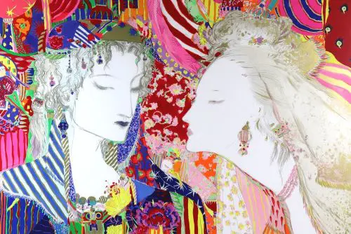 天野喜孝の絵画作品　タイトルは、運命
